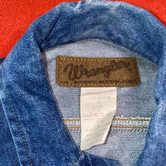 VINTAGE WRANGLER JEAN JACKET - Picture 2 of 8